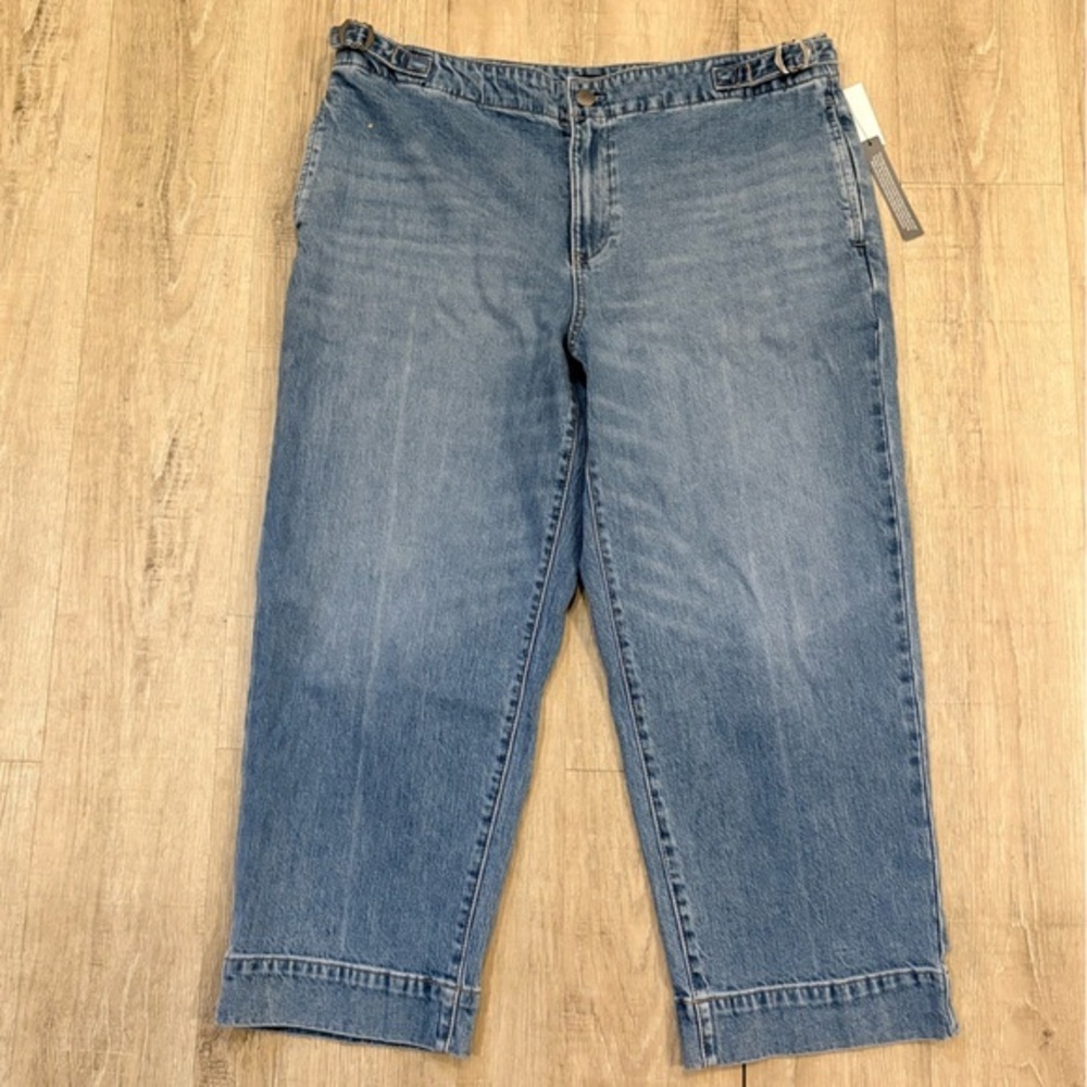NWT Talbots Women's Straight Ankle Jeans 14P